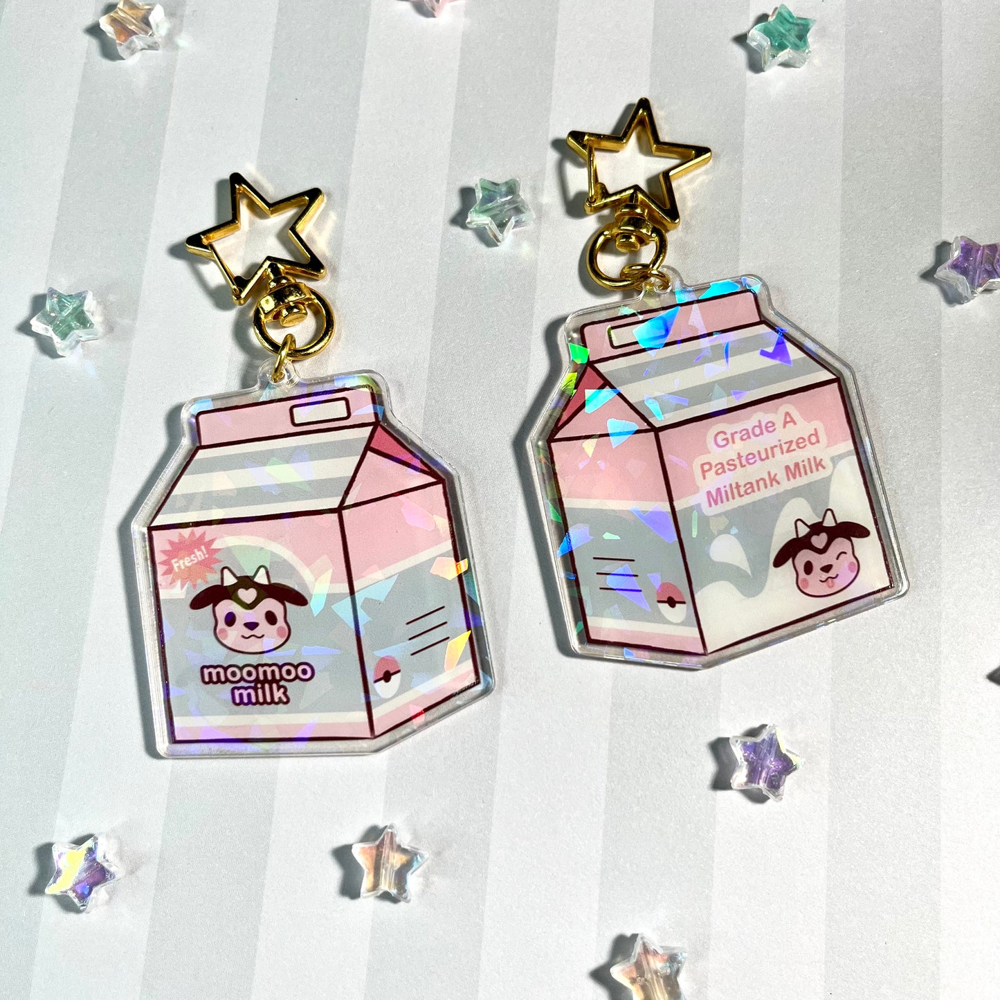 Poke Drink Double Sided Acrylic Keychain