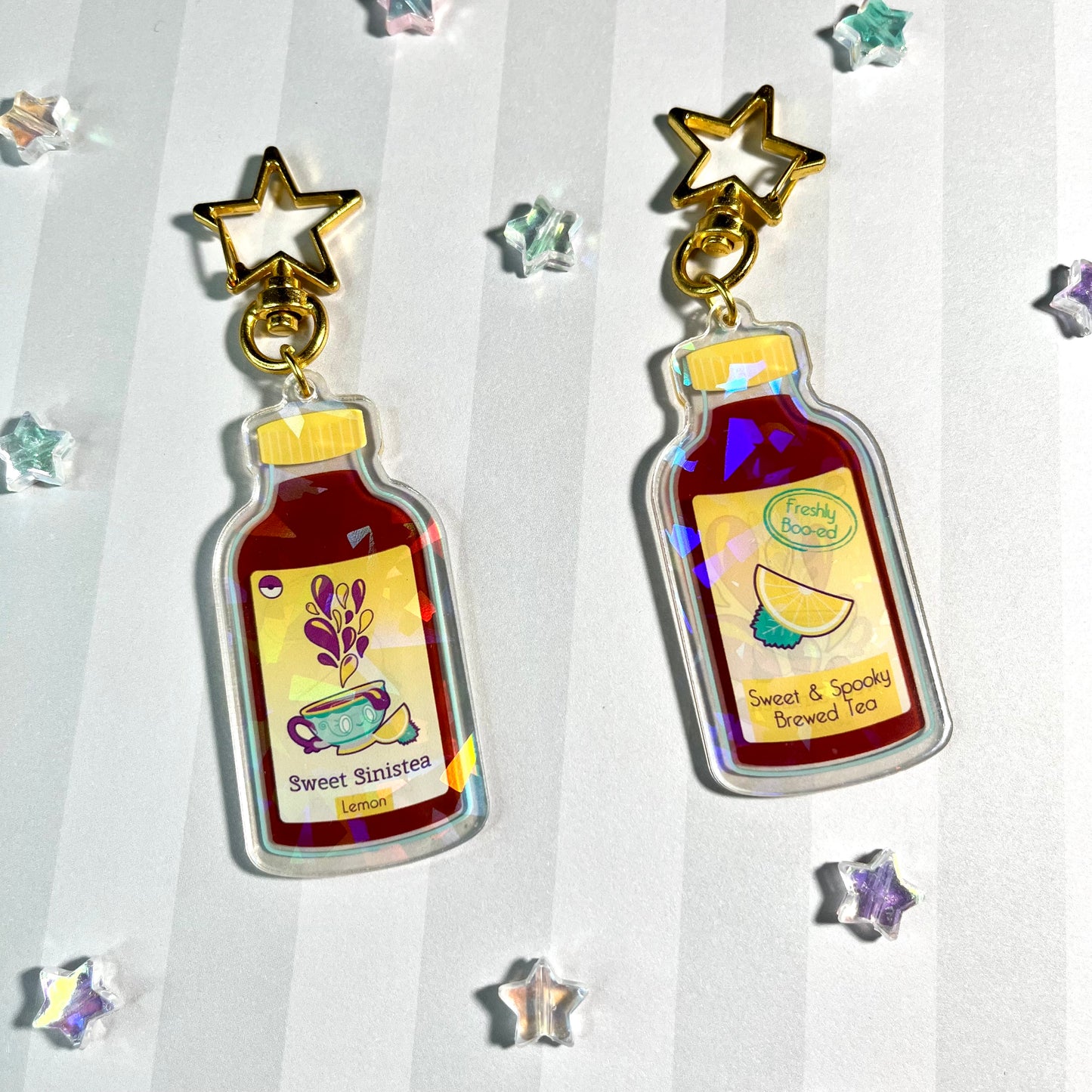 Poke Drink Double Sided Acrylic Keychain