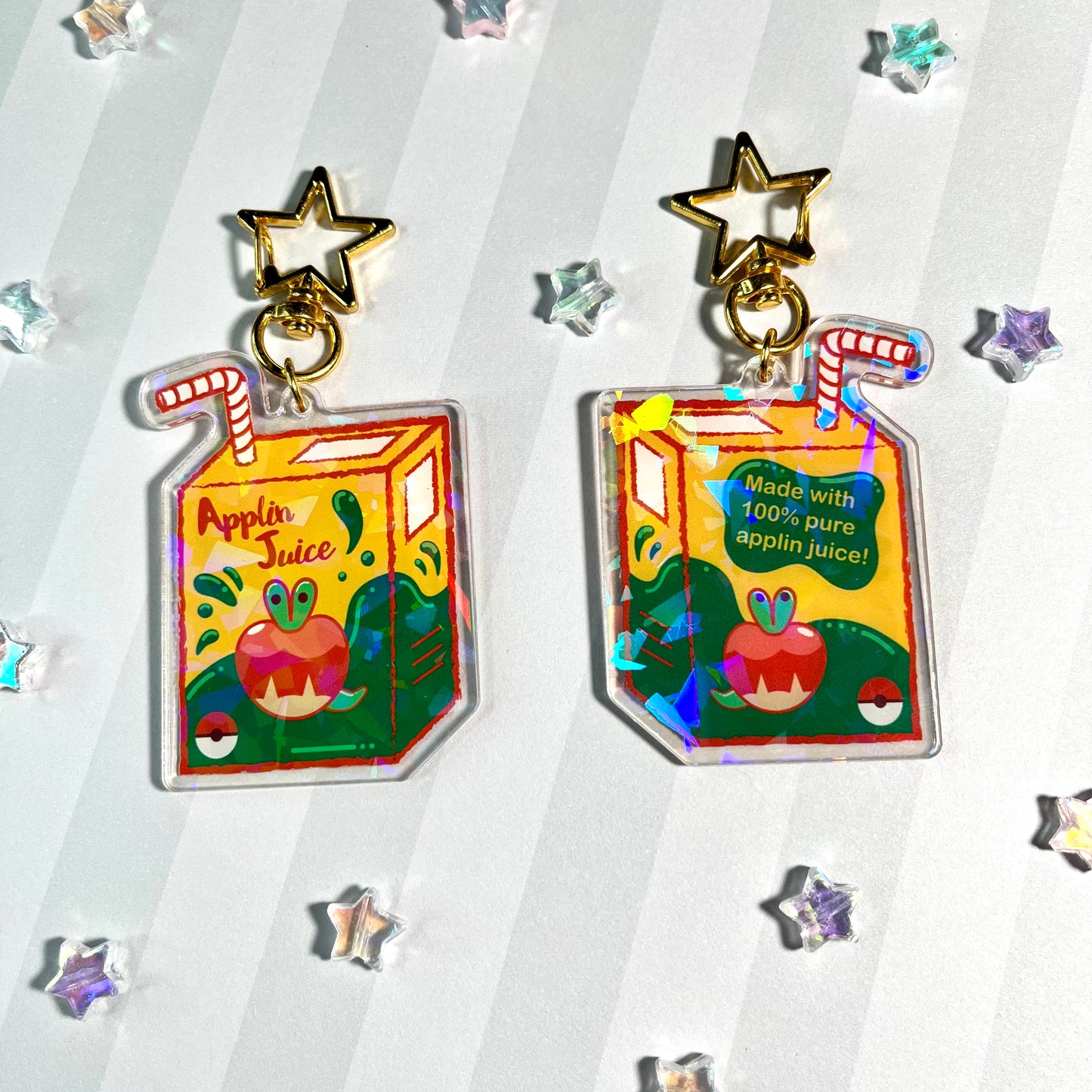 Poke Drink Double Sided Acrylic Keychain