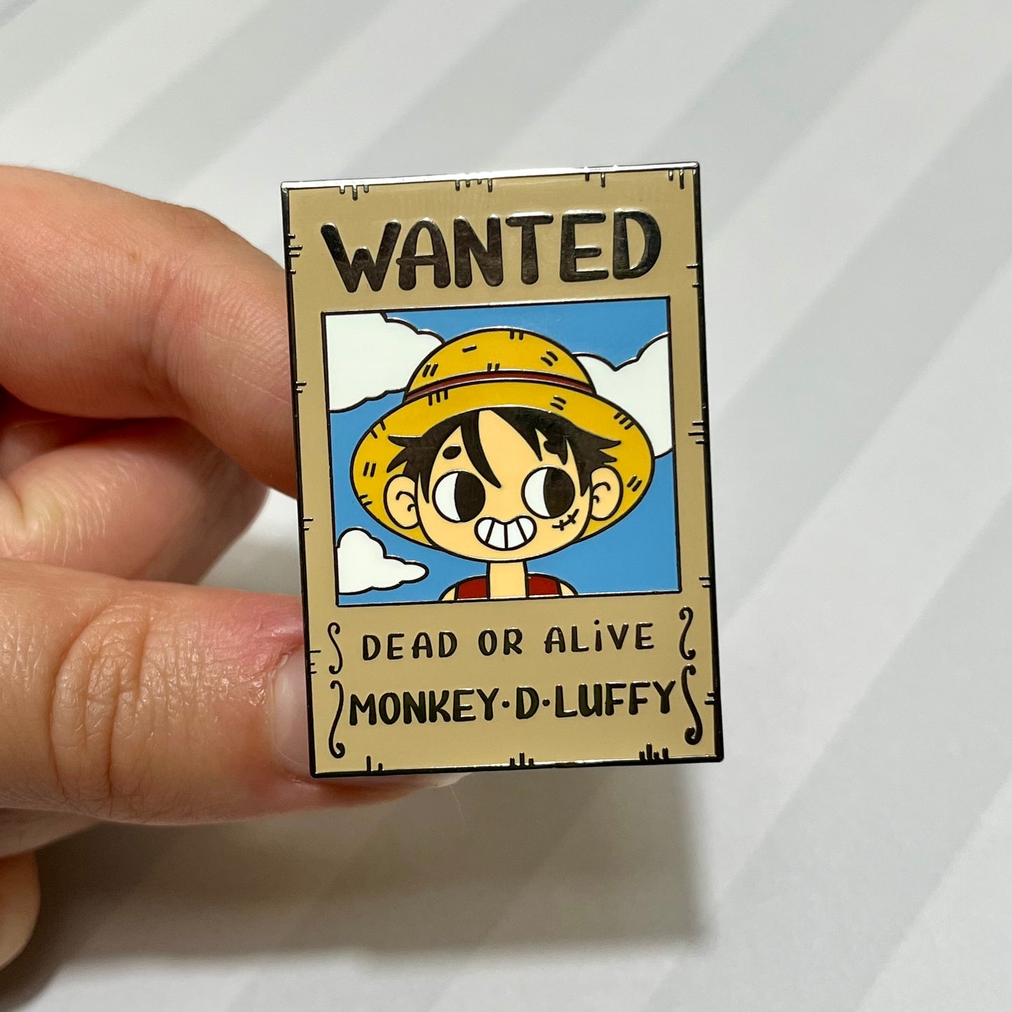 Straw Hat Captain Enamel Pin