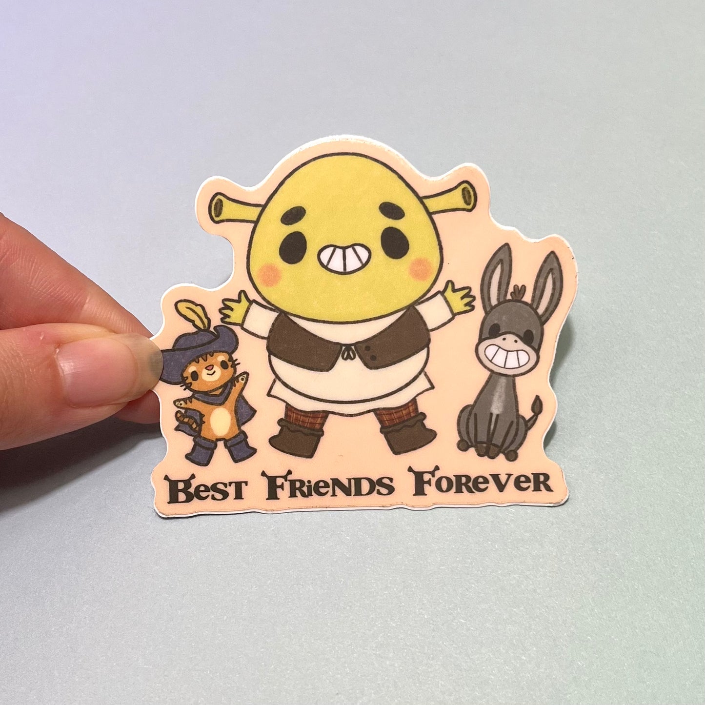 Ogre Friends Forever Vinyl Sticker