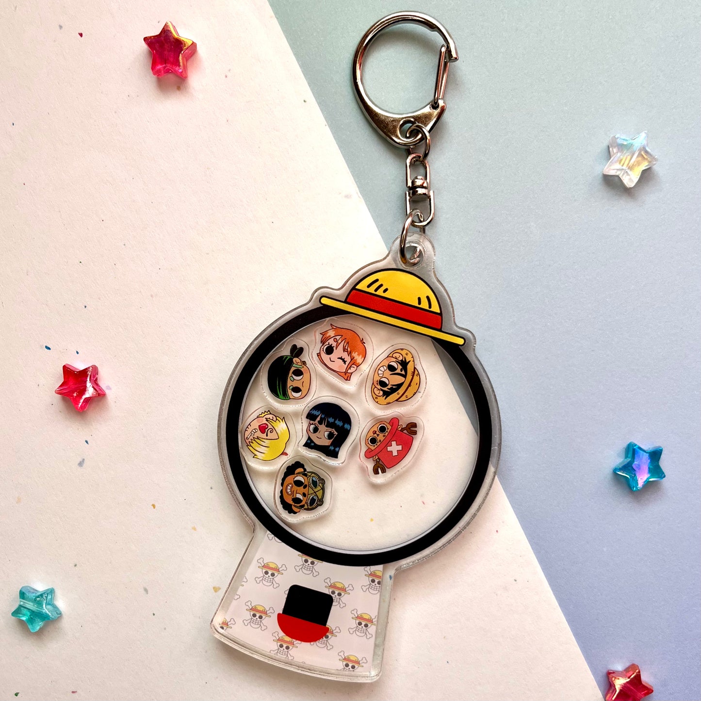 Straw Hat Pirates Shaker Keychain