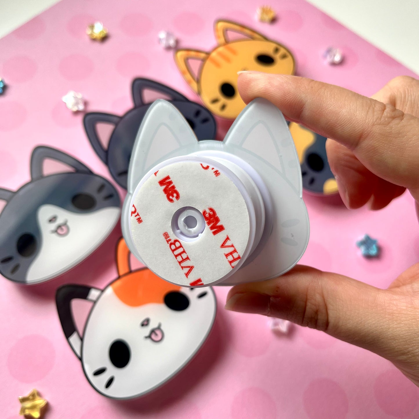 Silly Kitty Phone Grips