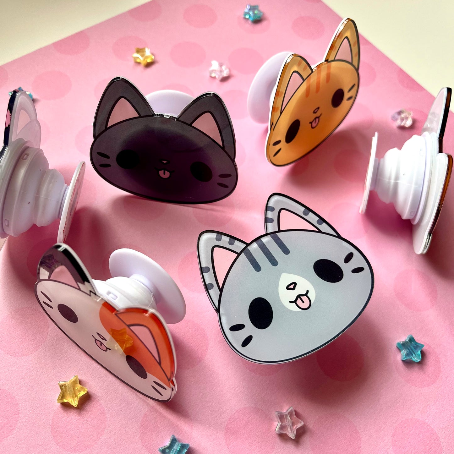 Silly Kitty Phone Grips