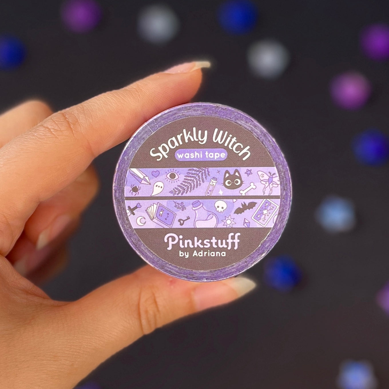 Witchy Washi Glitter Tape