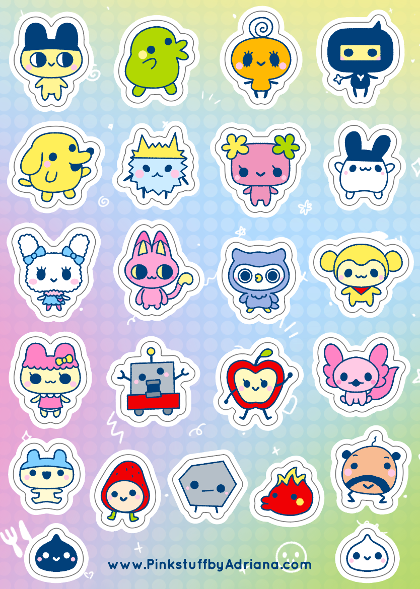 Tama Pets Vinyl Sticker Sheet