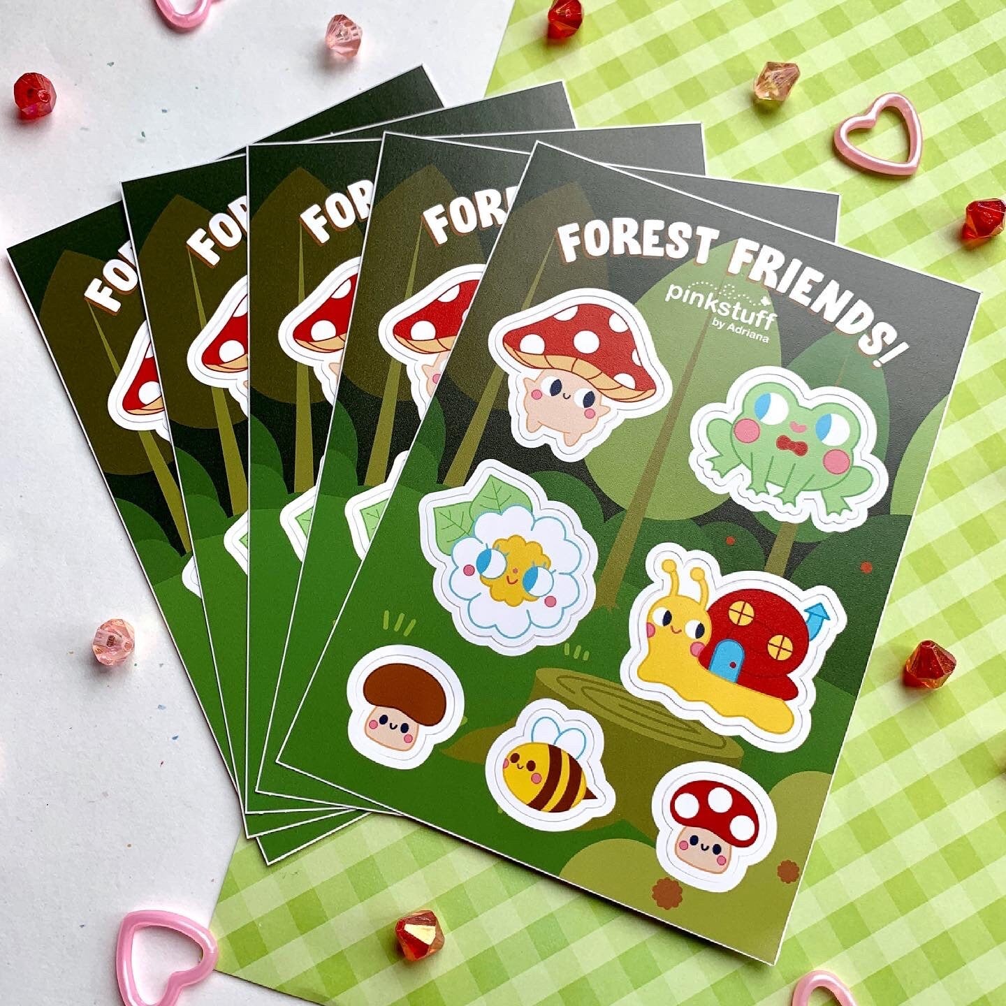 Forest Friends Vinyl Sticker Sheet