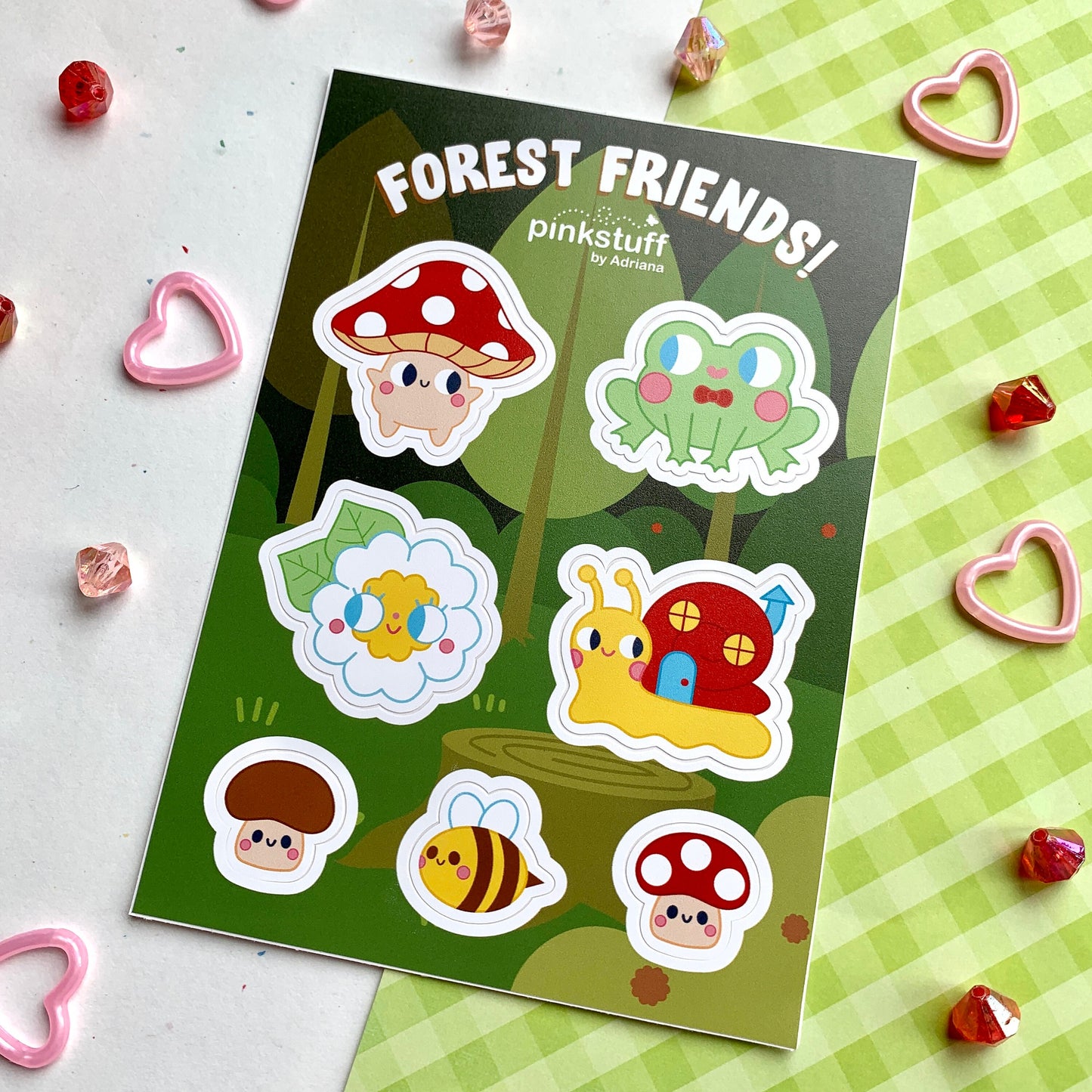 Forest Friends Vinyl Sticker Sheet