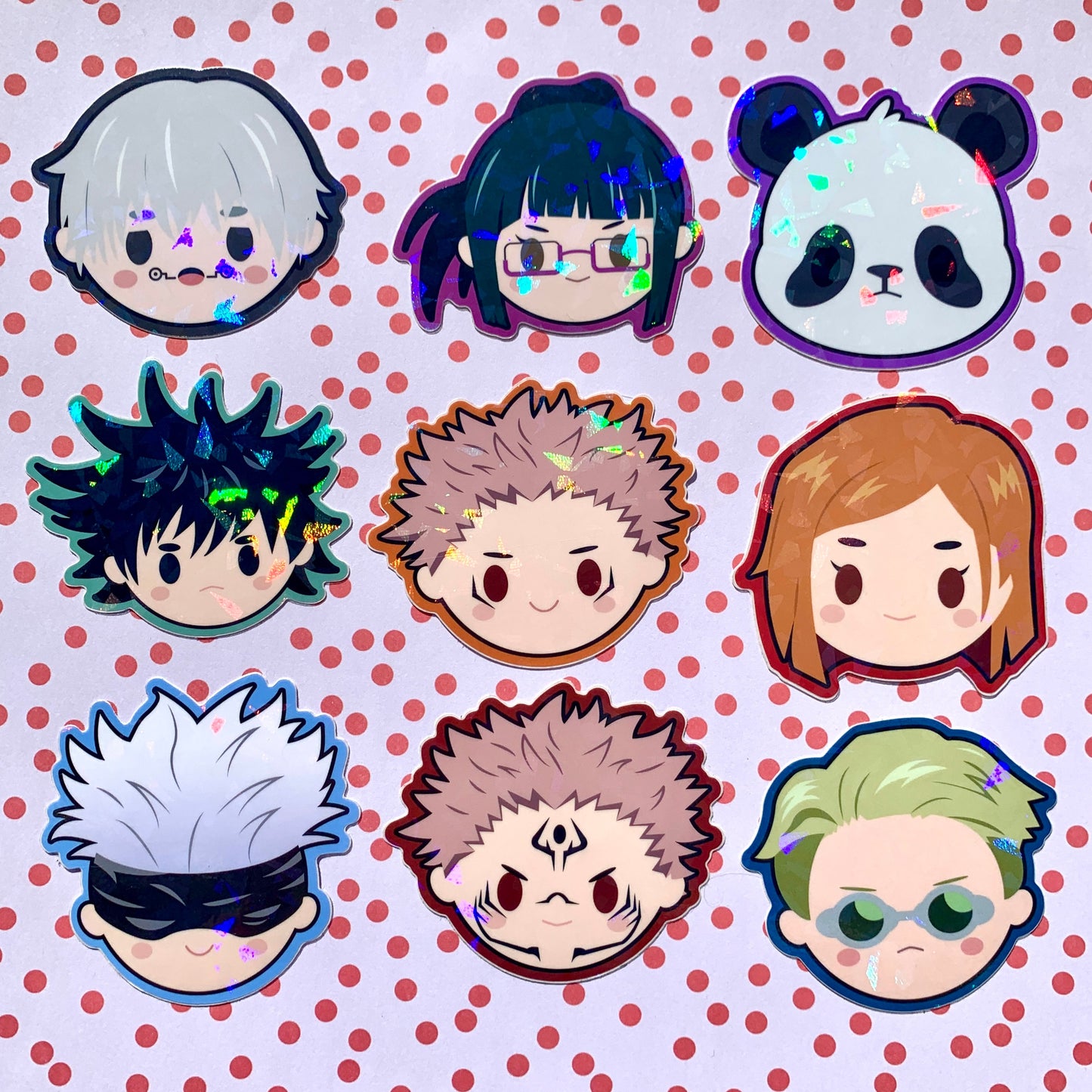 Kawaii Curse Anime Sticker Collection