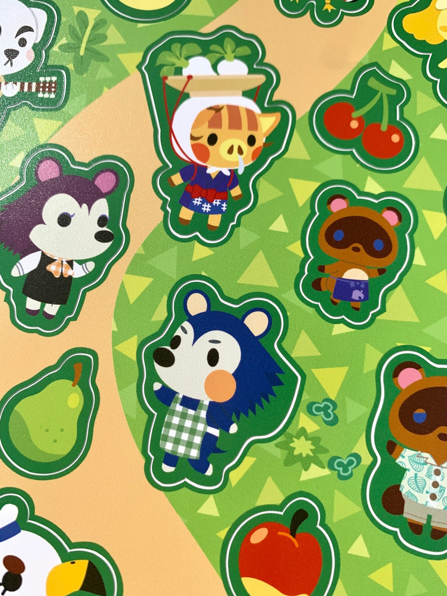 Villagers Crossing Sticker Sheet