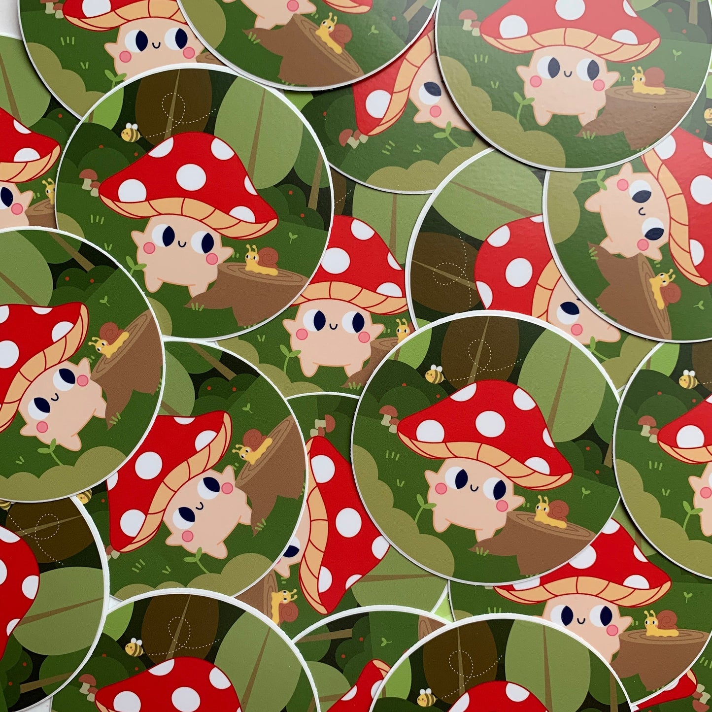 Cappy the Mushroom Vinyl Sticker