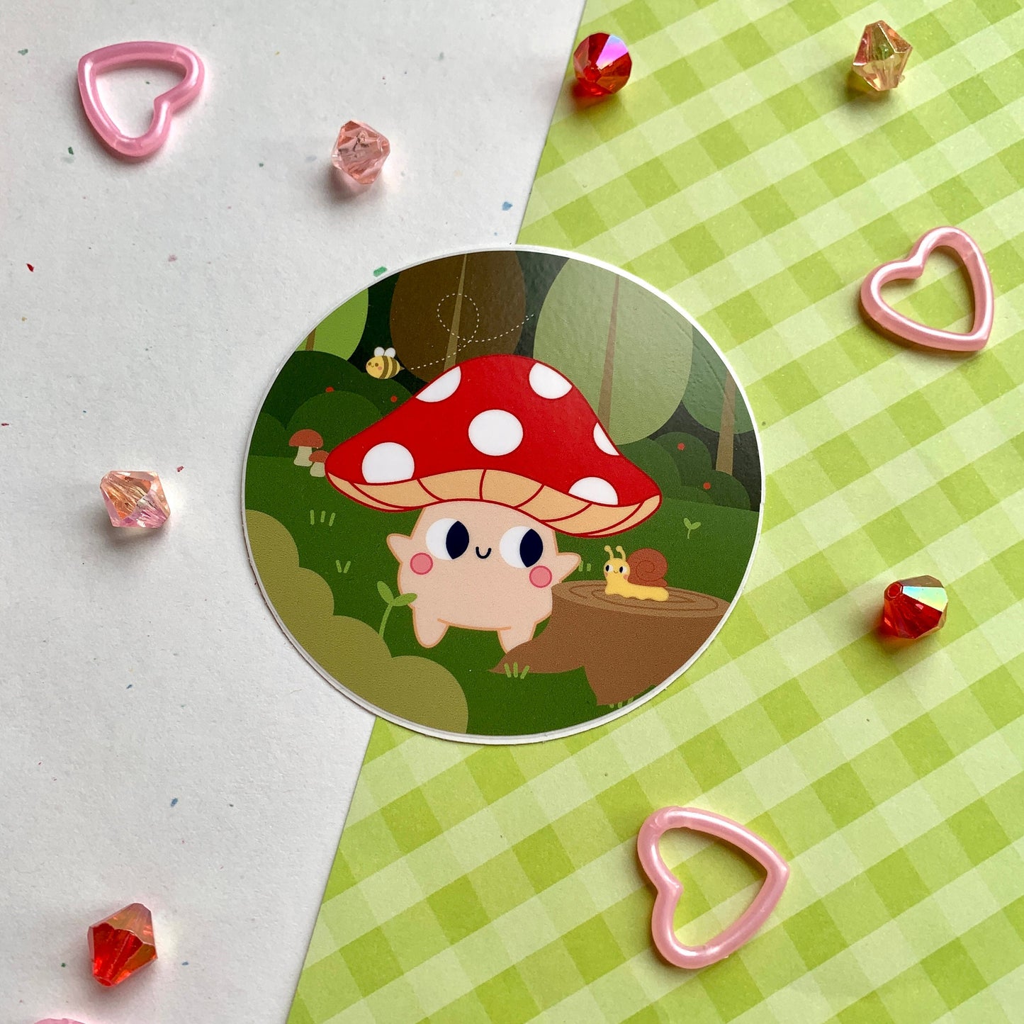 Cappy the Mushroom Vinyl Sticker