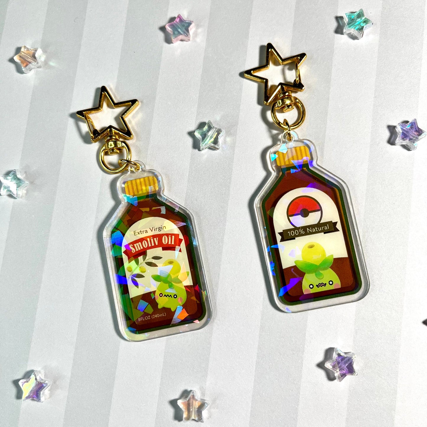 Poke Drink Double Sided Acrylic Keychain
