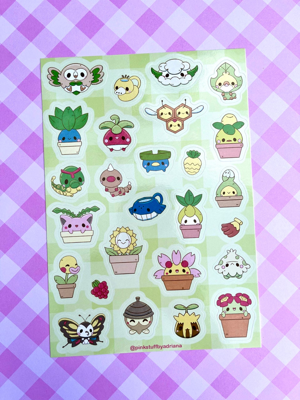 Poke Garden Vinyl Sticker Sheet