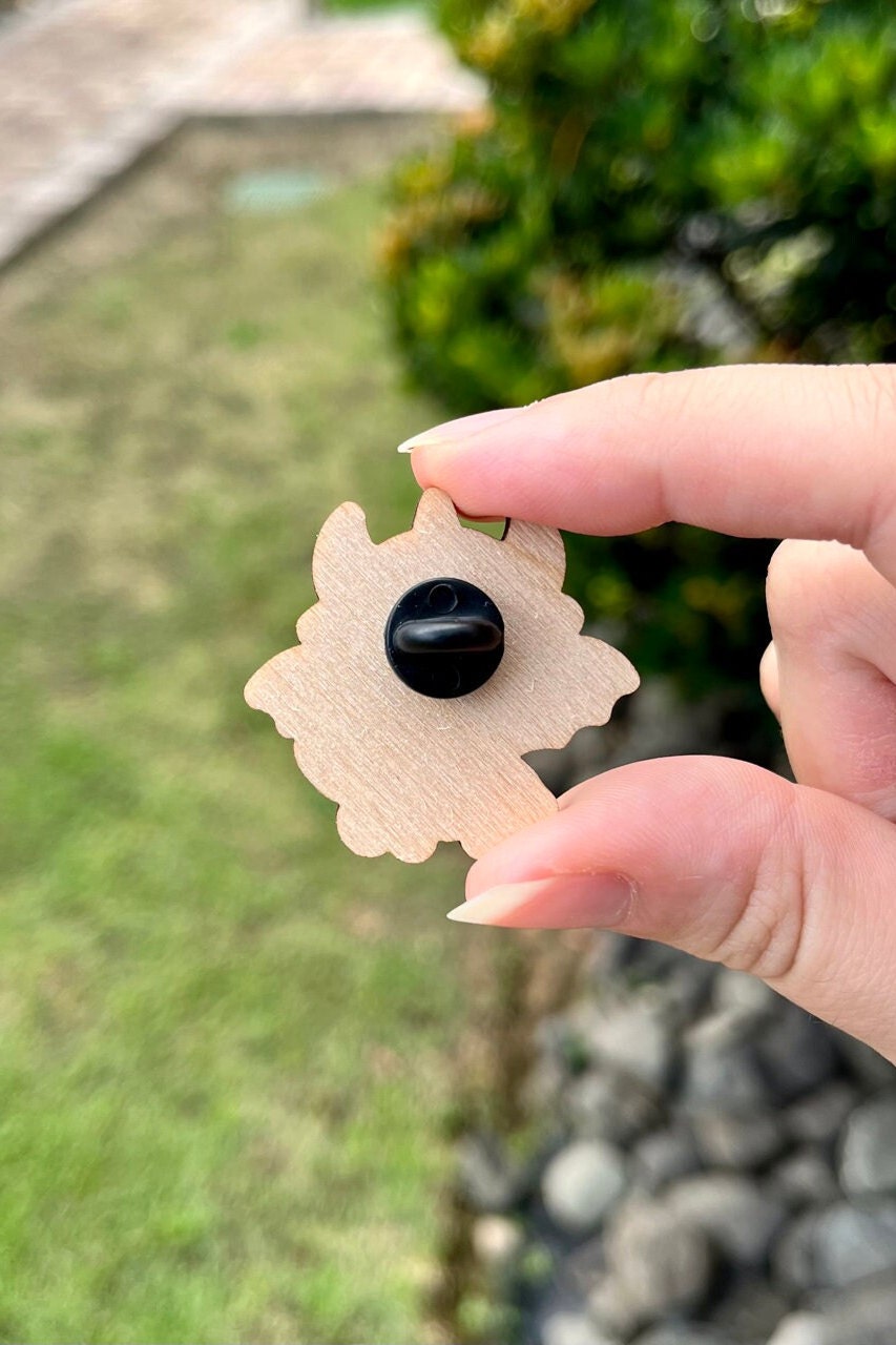 Geeky RPG Dragon Wood Pin