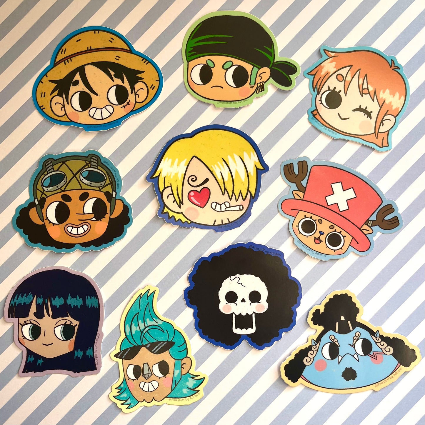 Straw Hat Pirates Vinyl Stickers