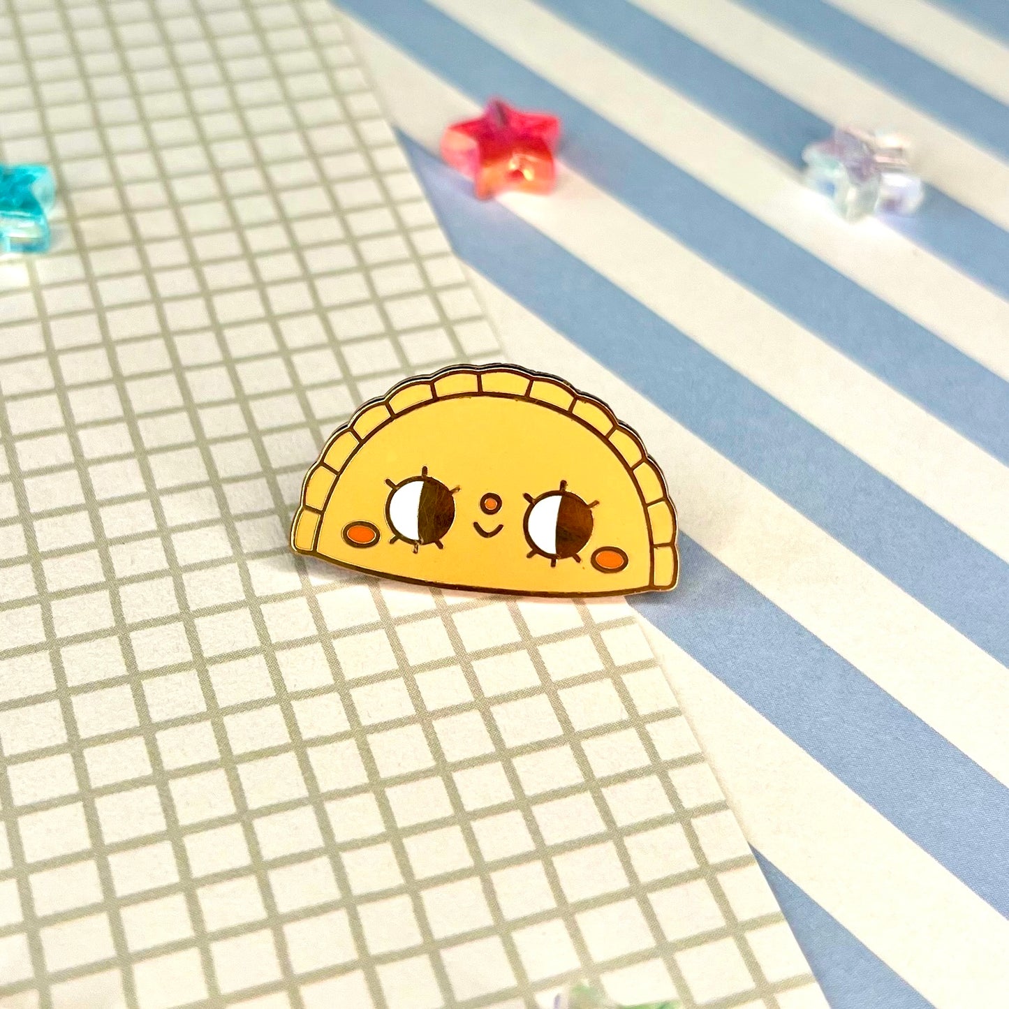 Empanadilla or Pastelillo Enamel Pin