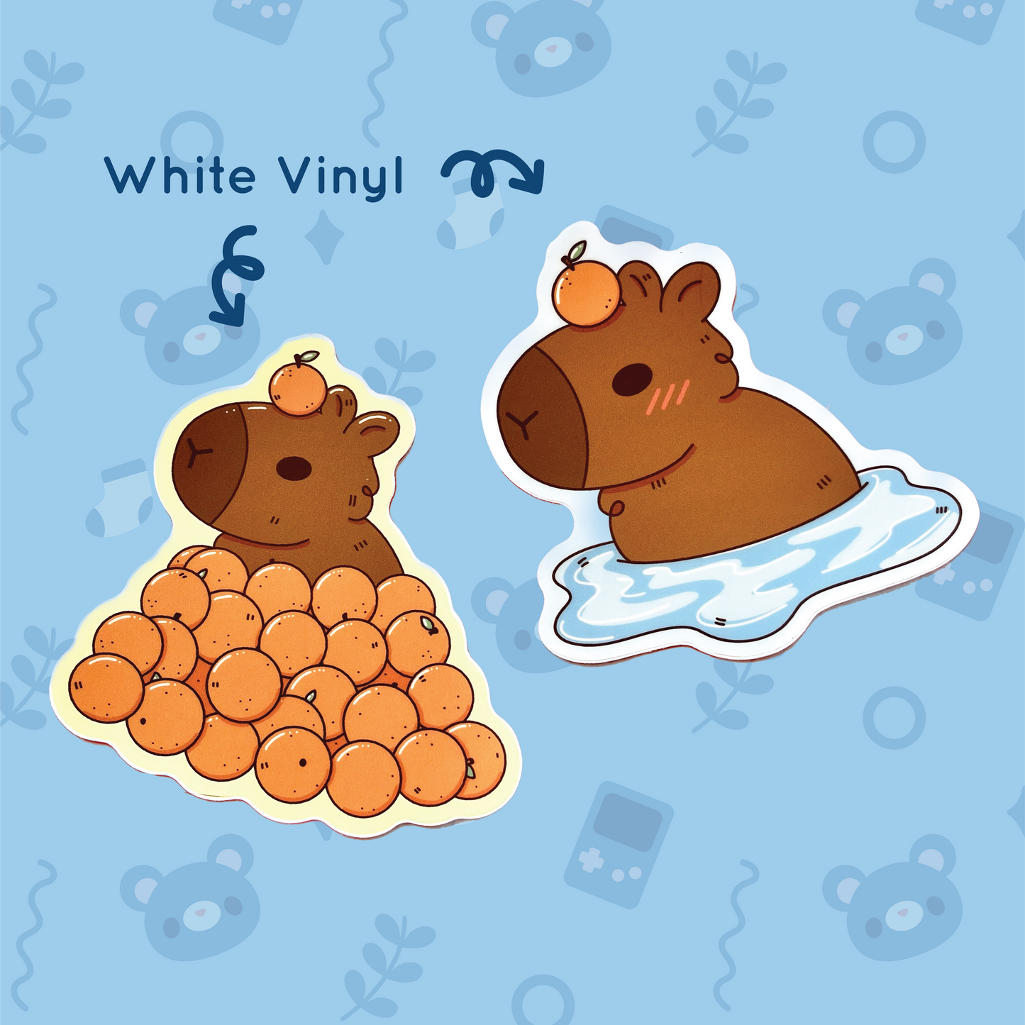 Comfy Capybara Sticker Set