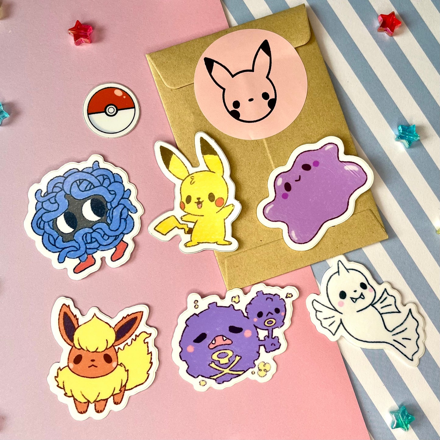 Poke Mystery Sticker Pack