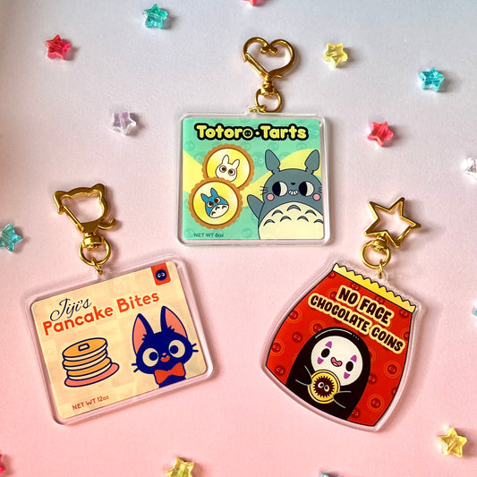 Ghibli Snacks Acrylic Keychain Collection