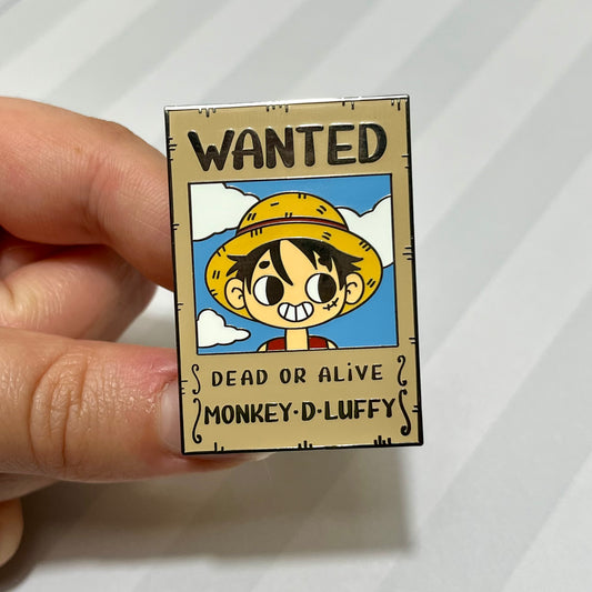 Straw Hat Captain Enamel Pin