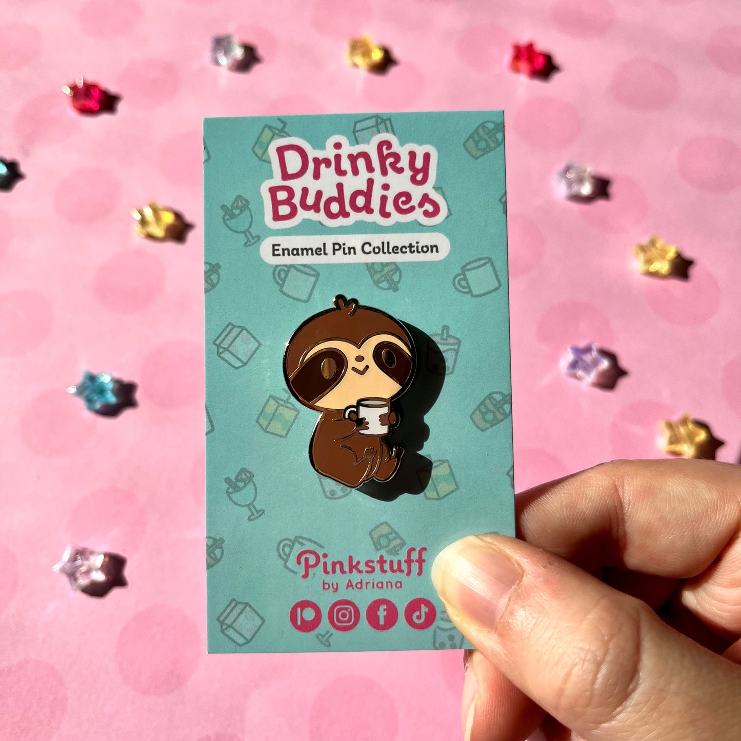 Drinky Buddies Enamel Pin Collection