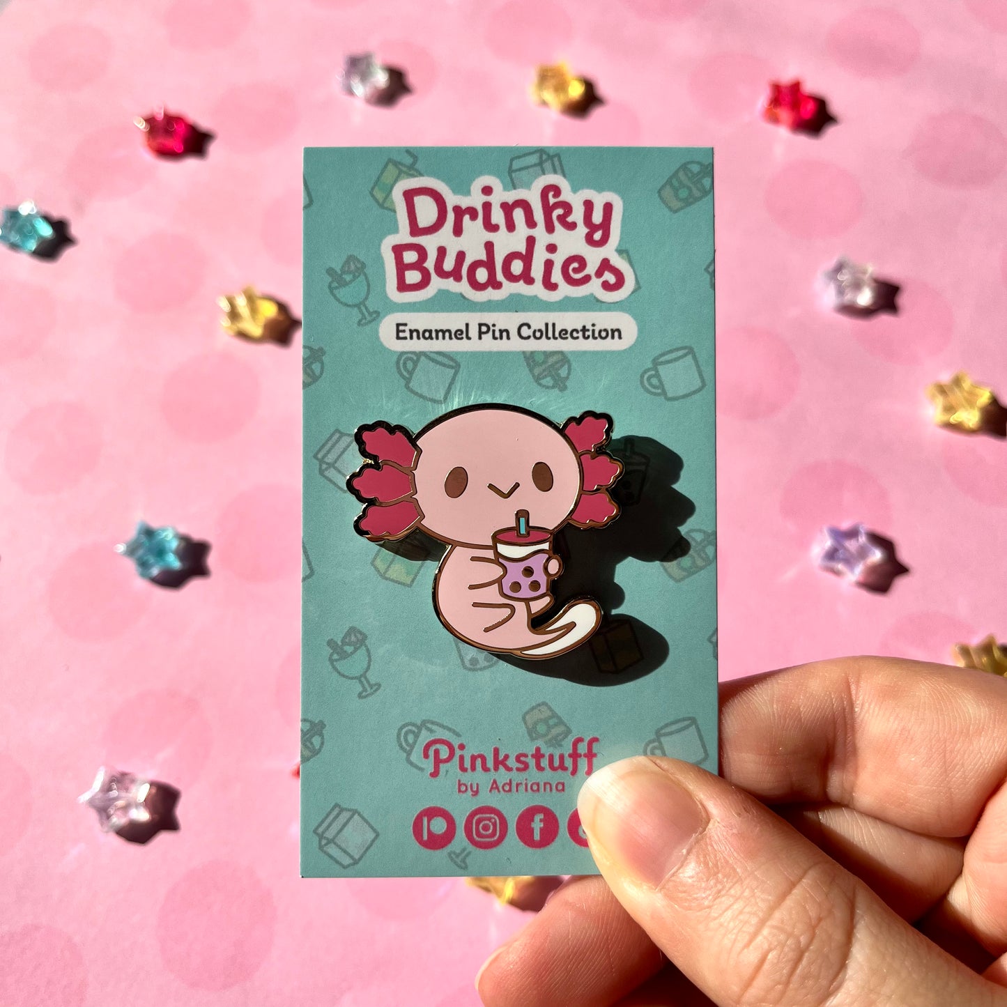 Drinky Buddies Enamel Pin Collection