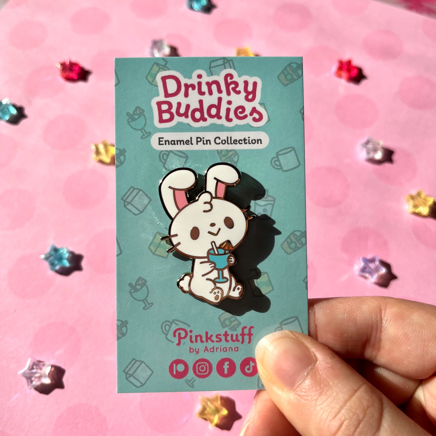 Drinky Buddies Enamel Pin Collection