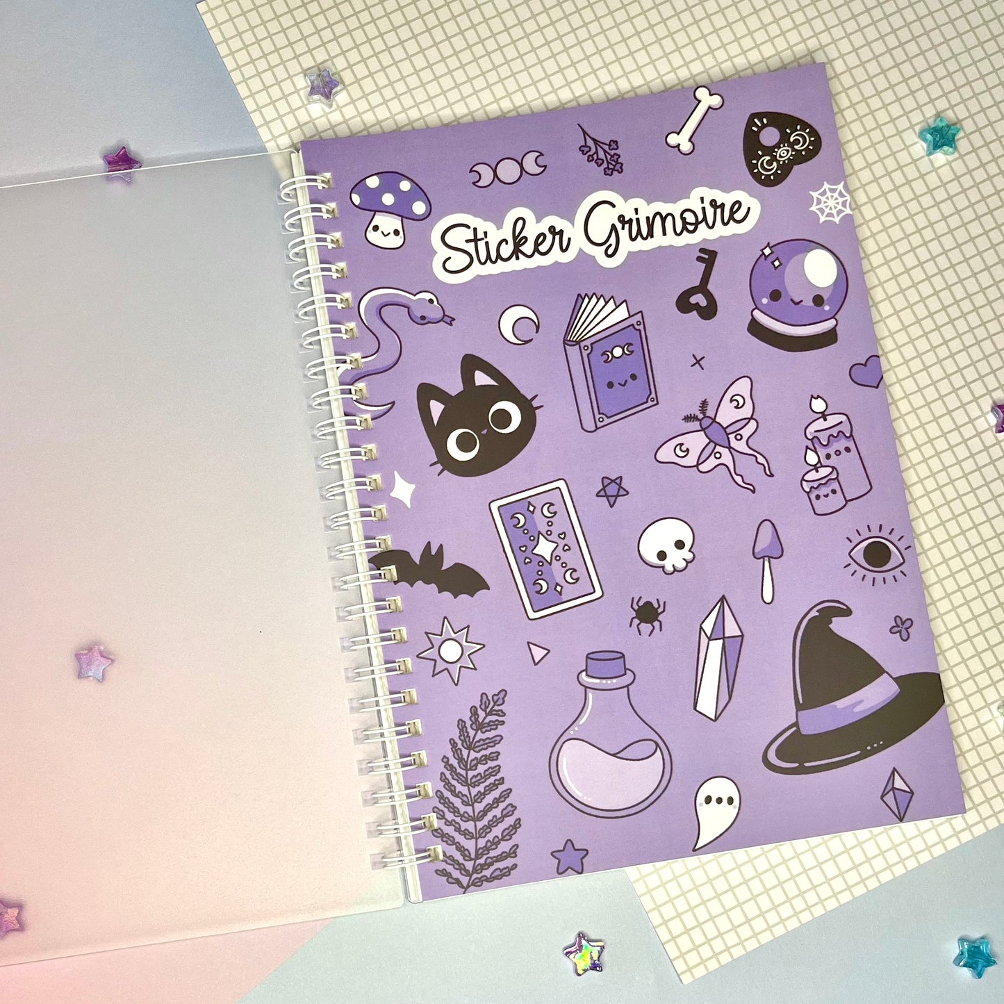 Sticker Grimoire Reusable Stickerbook