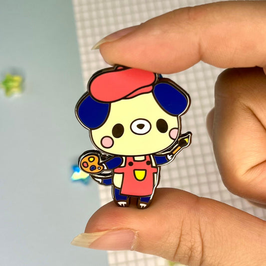 Salvador Dogi Enamel Pin