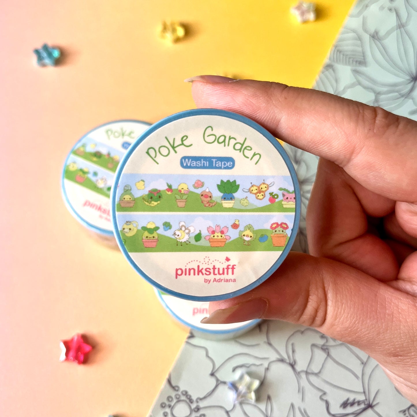 Poke Garden Washi Tape