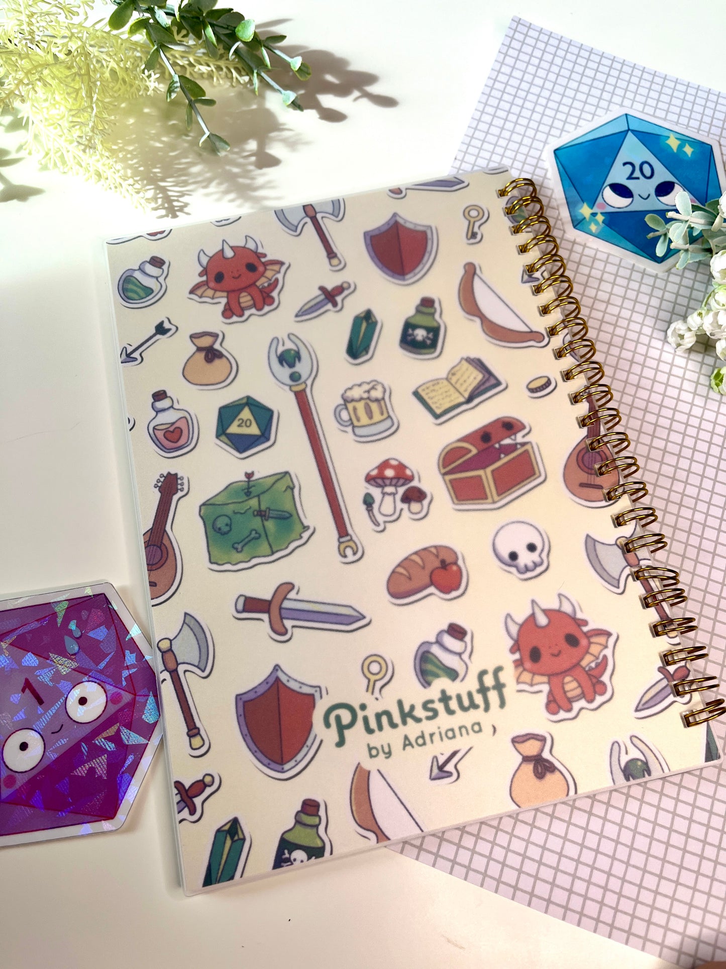 DnD RPG Reusable Sticker Book