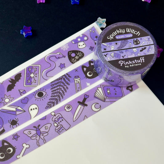 Witchy Washi Glitter Tape