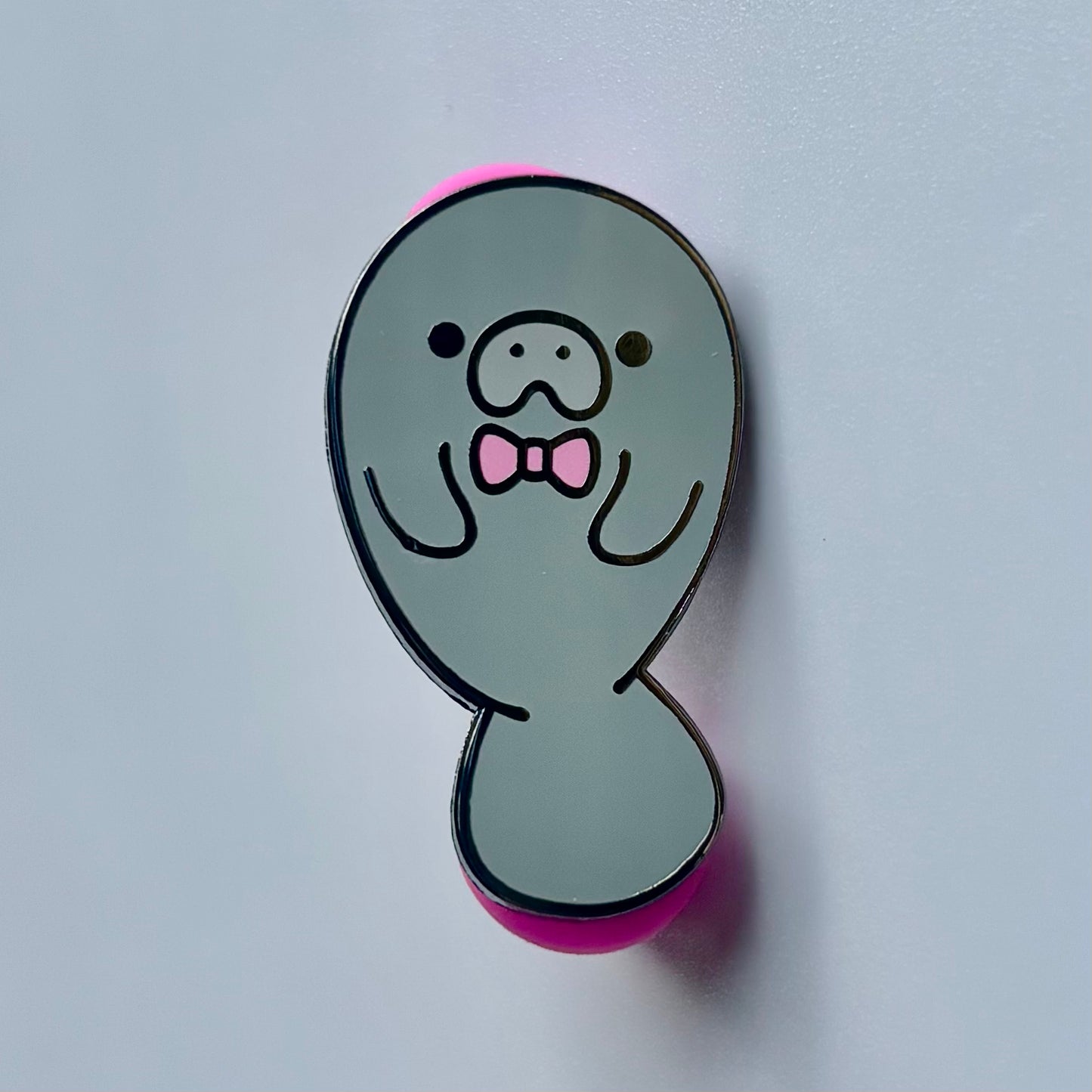 Sir Manatee Enamel Pin