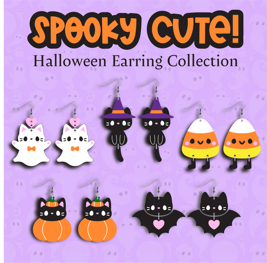 Preorder: Spooky Cute Halloween Earring Collection