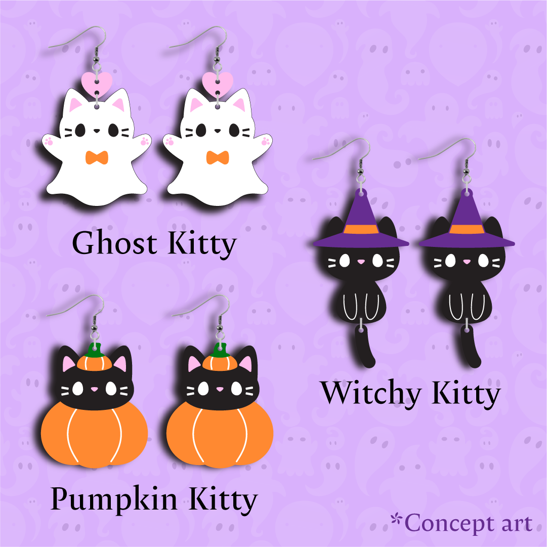 Preorder: Spooky Cute Halloween Earring Collection