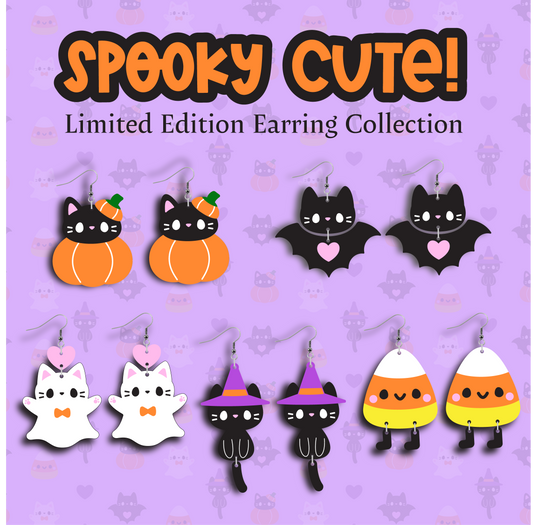 Spooky Cute Halloween Earring Collection