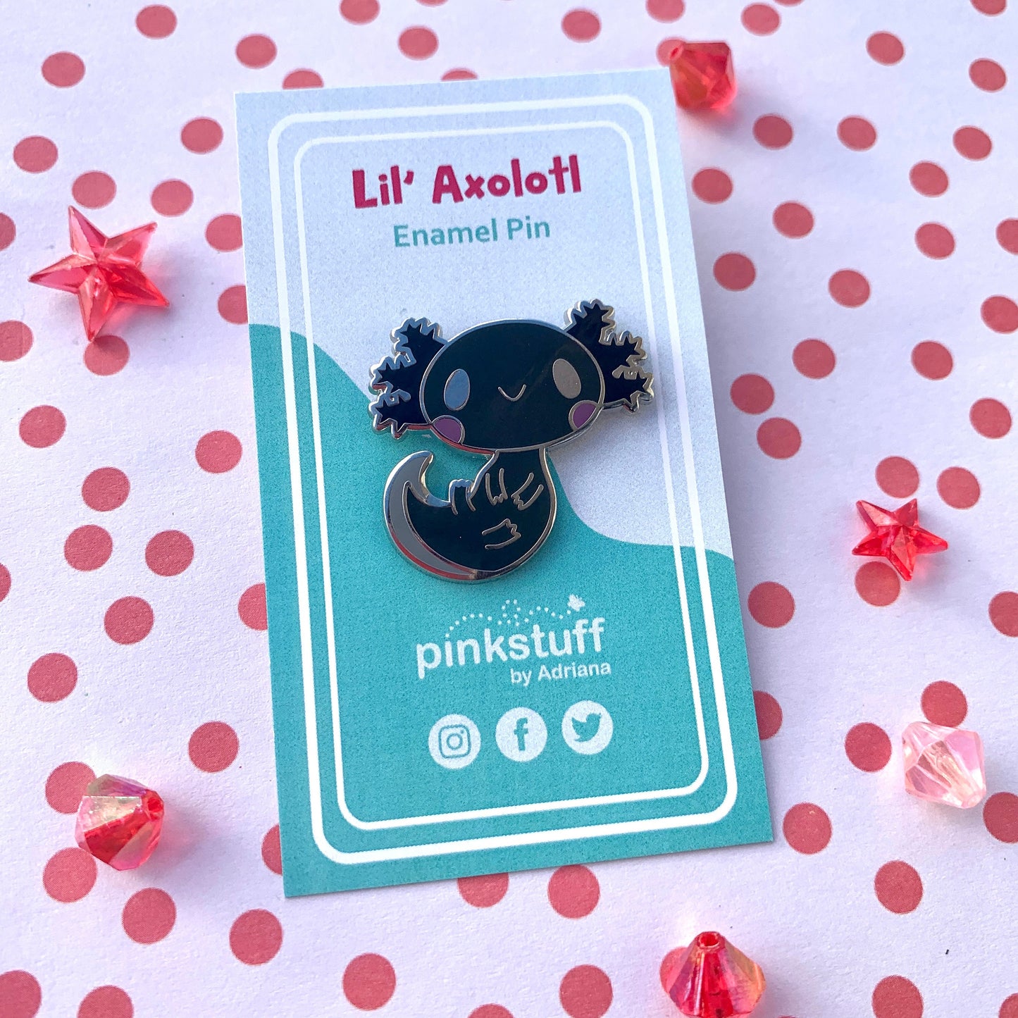 Cute Axolotl Enamel Pin Collection