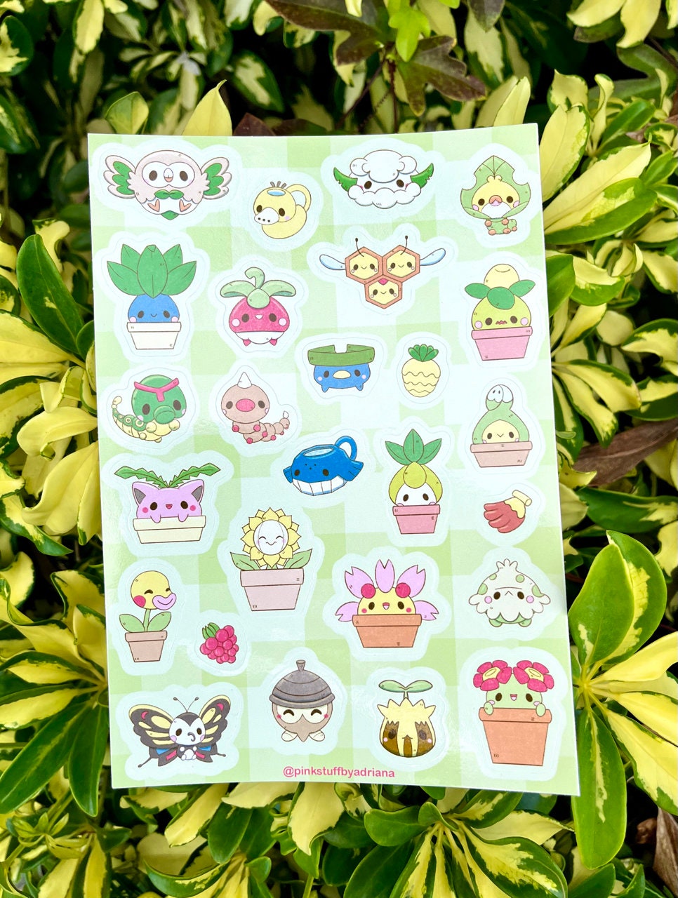 Poke Garden Vinyl Sticker Sheet