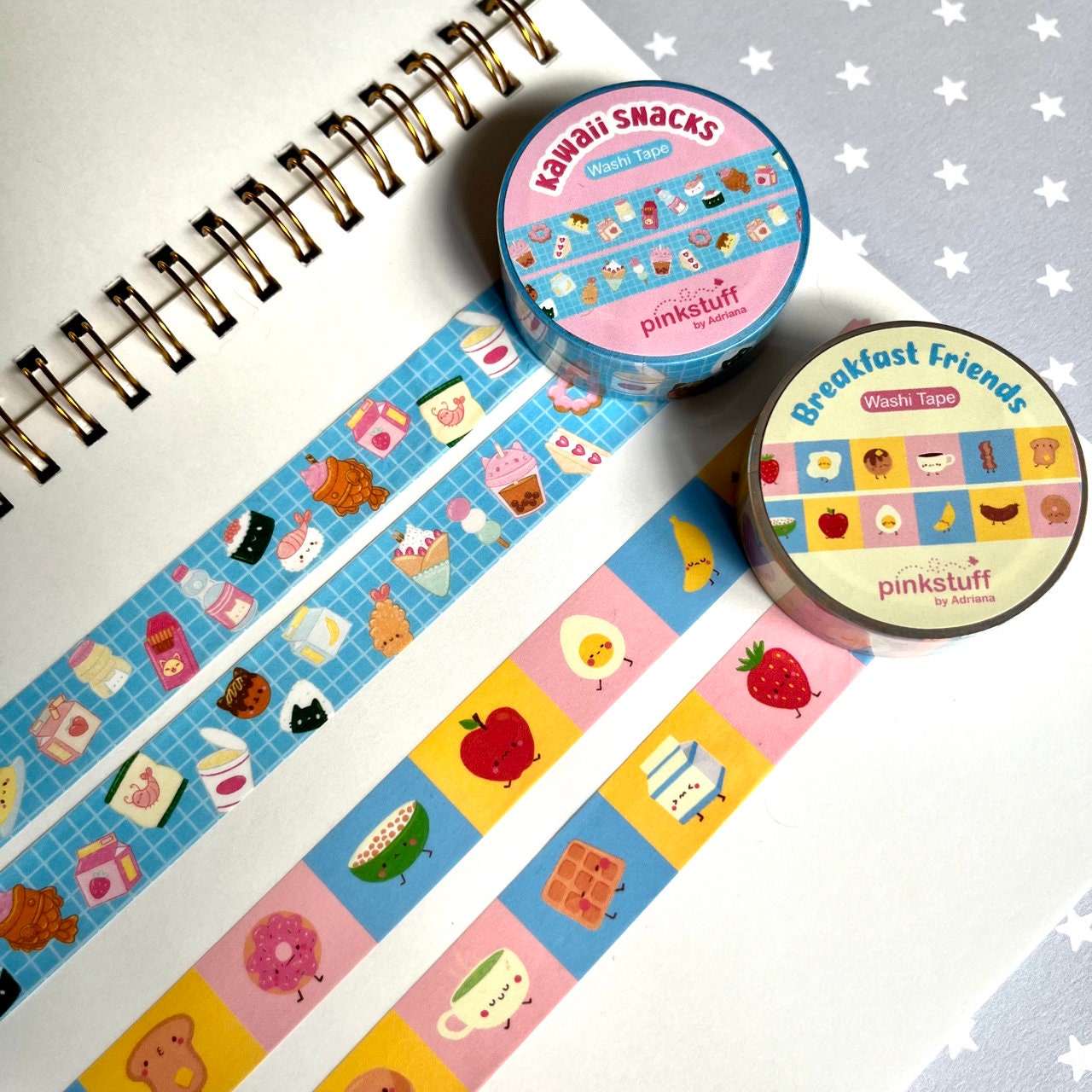 Kawaii Foods Washi Tapes